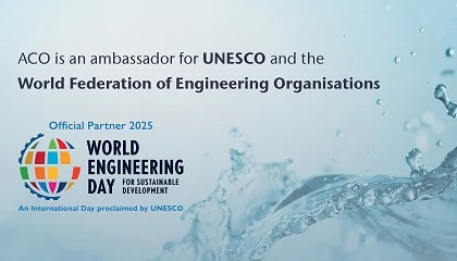 Foto de ACO, socio oficial de la campaa del Da Mundial de la Ingeniera 2025 de la Unesco