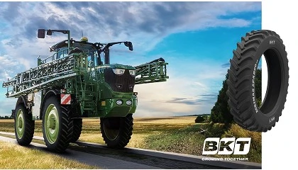 Foto de BKT acrescenta uma verso com cinto de ao aos pneus Agrimax Spargo