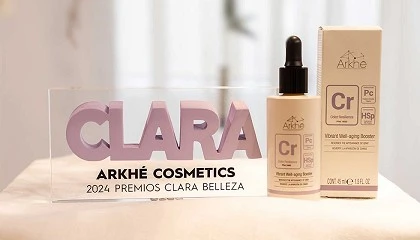 Foto de Vibrant Well-aging Booster, de Arkh Cosmetics, galardonado en los Premios Clara como mejor producto de cuidado del cabello
