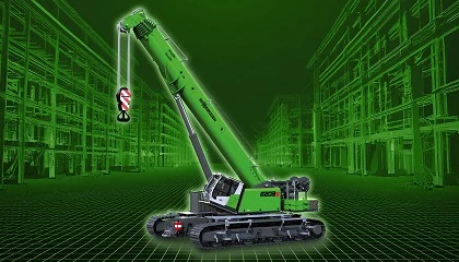 Foto de Nueva gra telescpica Sennebogen 6203 E con una capacidad de carga de 200 toneladas