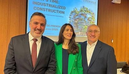 Foto de Industrializao  alternativa  escassez de habitao na Rebuild 2025