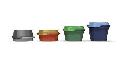 Foto de Novas caixas reutilizveis para takeaway