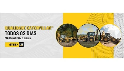 Foto de STET com campanha para a aquisio de Retroescavadora CAT