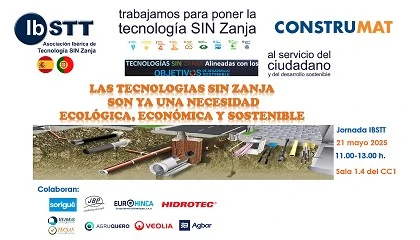 Foto de Ibstt celebrar una nueva jornada sobre Tecnologas Sin Zanja en el marco de Construmat 2025