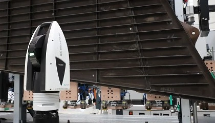 Foto de Hexagon acelera a inspeo aeroespacial em grande escala com rastreamento laser e digitalizao direta