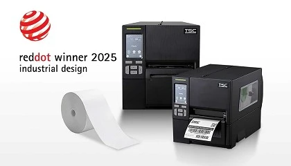 Foto de La impresora linerless de la serie MB241 de TSC Auto ID gana el premio Red Dot Award!