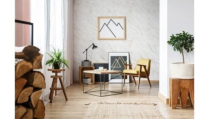 Foto de Marbre Calacatta, nuevo diseño para los paneles decorativos Grosfillex