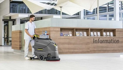 Foto de Krcher BD 50/50 Classic: una fregadora compacta creada para maximizar la productividad de los profesionales de la limpieza