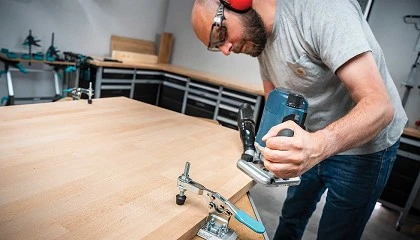 Foto de Dispositivo de sujecin rpida mvil de Wolfcraft: precisin, potencia y versatilidad en un solo movimiento