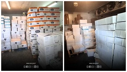 Foto de Operao Figo: ASAE apreende mais de 17 toneladas de produtos alimentares num entreposto ilegal
