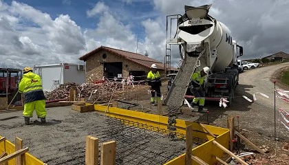 Foto de Endesa y Holcim repotencian un parque elico en vila con hormign reciclado que incorpora palas de aerogeneradores