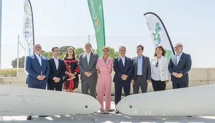 Foto de Iberdrola y FCC inauguran EnergyLOOP, una planta de reciclaje de palas de aerogenerador de la península ibérica