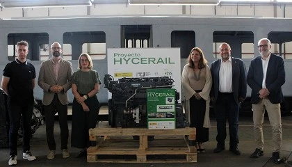 Foto de ITJ y Cuiden presentan el motor de combustión interna de hidrógeno verde del proyecto Hycerail