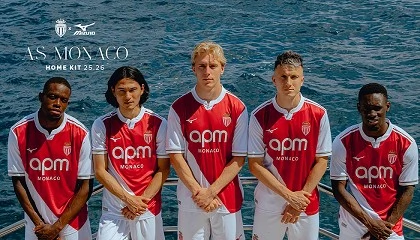 Foto de Mizuno presenta la nueva equipacin del AS Monaco