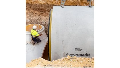 Foto de Geysermarkt y AgruQuero impulsan la sostenibilidad del saneamiento hdrico con canalizaciones de hormign protegidas por Ultra-Grip