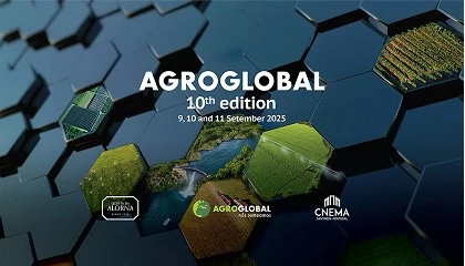 Foto de Agroglobal 2025 com campos de demonstrao na Quinta da Alorna