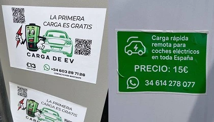 Foto de AEDIVE advierte sobre un nuevo fraude en puntos de recarga con pegatinas falsas y cobros ilícitos