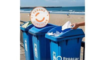 Foto de Repacar refuerza su campaa de sensibilizacin estival sobre el reciclaje de papel y cartn