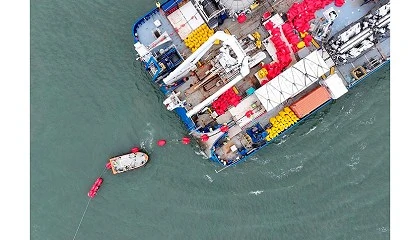 Foto de ScottishPower culmina el primer tramo del cable elctrico de East Anglia THREE