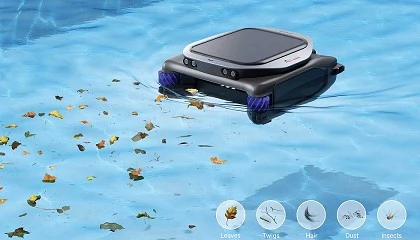 Foto de Dreame lanza el J1: el robot solar inteligente para la limpieza de la superficie de la piscina