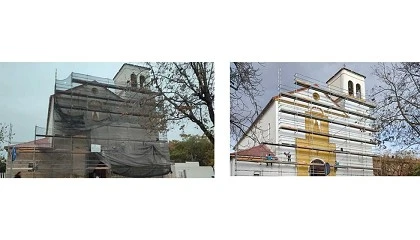 Foto de Morteros industriales en la rehabilitacin de fachadas histricas