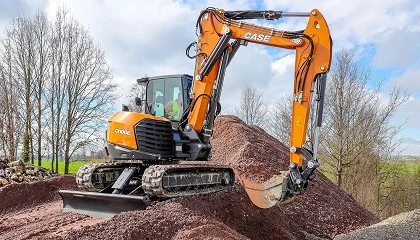 Foto de Case lanza la nueva gama de excavadoras midi Serie E, de 8 a 10 toneladas