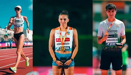 Foto de Los atletas de Joma se suben al podio en un Campeonato de Espaa de rcord