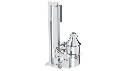 Foto de Lleal ofrece el elevador de columnas Drumlift Pro para la manipulacin segura de bidones y contenedores