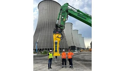 Foto de Epiroc, protagonista en el desmantelamiento del bloque F de la histrica central trmica de Scholven, en Alemania