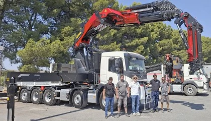 Foto de Transportes Prez Monzn apuesta por la gra articulada PK 1650 TEC de Palfinger
