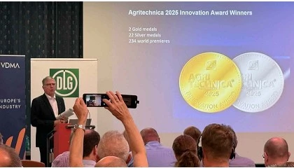 Foto de Estas son las 2 Medallas de Oro y 22 de Plata de Agritechnica 2025