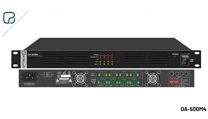 Foto de Optimus presenta la etapa de potencia DA-500M4