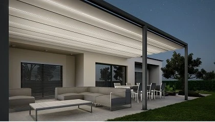 Foto de ELIT-110, el toldo plano de LLAZA que lleva tus instalaciones al mximo nivel