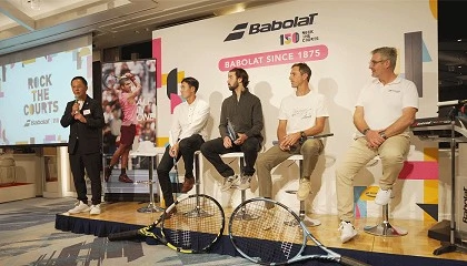 Foto de Babolat celebra su 150 aniversario en el Japan Open 2025 junto a Carlos Alcaraz