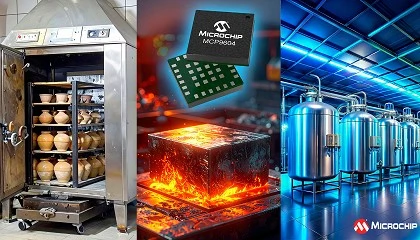 Foto de Microchip presenta el MCP9604, primer acondicionador de termopares I2C de cuatro canales con ±1,5 °C de exactitud