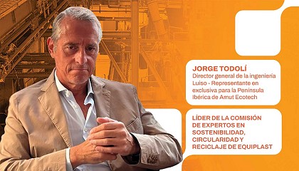 Jorge Todolí, líder de la Comisión de Expertos en sostenibilidad, circularidad y reciclaje de Equiplast