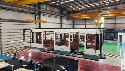 Foto de Trenes con pintura valenciana para el mercado alemn y austriaco