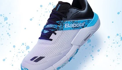 Foto de Babolat, zapatilla oficial del Oysho Milano Premier Padel P1