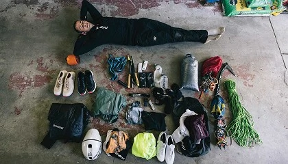Foto de Qu equipamiento ciclista us Kilian Jornet para realizar el States of Elevation?