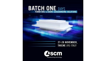 Foto de SCM presenta en los Batch One Days sus nuevas soluciones exclusivas para el canteado ‘lote uno’