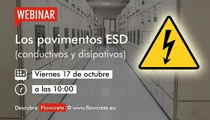 Foto de Webinar técnico sobre pavimentos continuos de resina ESD para entornos críticos