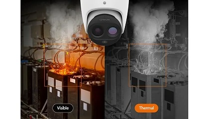 Foto de Hanwha Vision introduce cmaras bispectrales para la deteccin temprana de incendios en entornos industriales