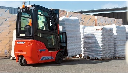 Foto de Manitou responde a la demanda logstica con carretillas elevadoras de Iones de litio