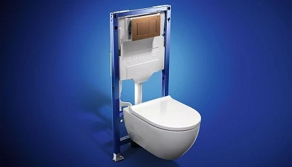 Foto de A soluo completa Geberit para a sanita