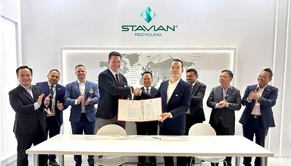 Foto de Amut suministrar una lnea de lavado para la nueva planta de reciclaje de rPET de Stavian en Thanh Hoa