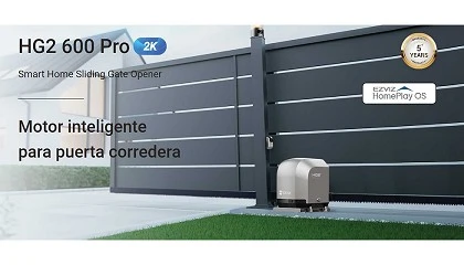 Foto de Ezviz presenta el motor inteligente de puertas correderas HG2 600 Pro