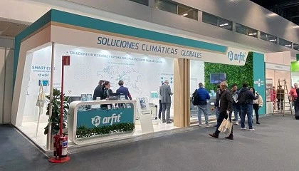 Foto de Arfit presente no Saln Internacional de la Climatizacin y la Refrigeracin de Madrid