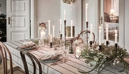Foto de Mesas de Navidad: elegancia nrdica para celebrar con estilo