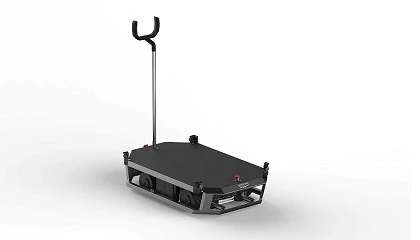 Foto de Schaeffler, galardonado con el Red Dot Design Award en el campo de la robtica por GraviKart