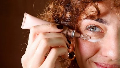 Foto de Un tubo con aplicador flexible que mejora la aplicacin de tratamientos para el contorno de ojos